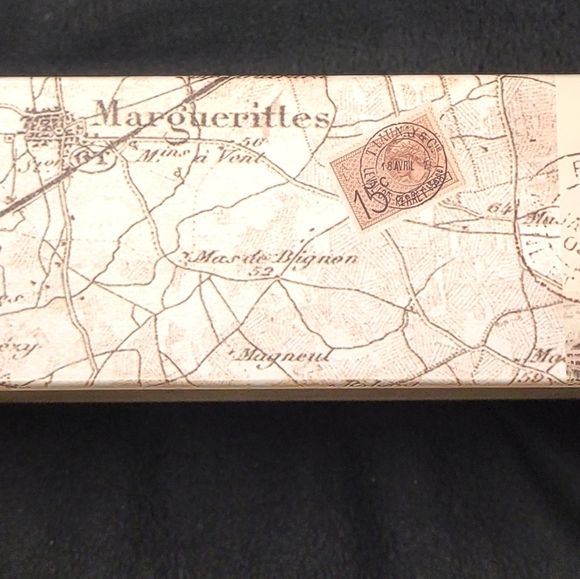 New Keepsake Storage Box Denrees  Coloniales Cafes Eiffel Tower Paris - Picture 8 of 9